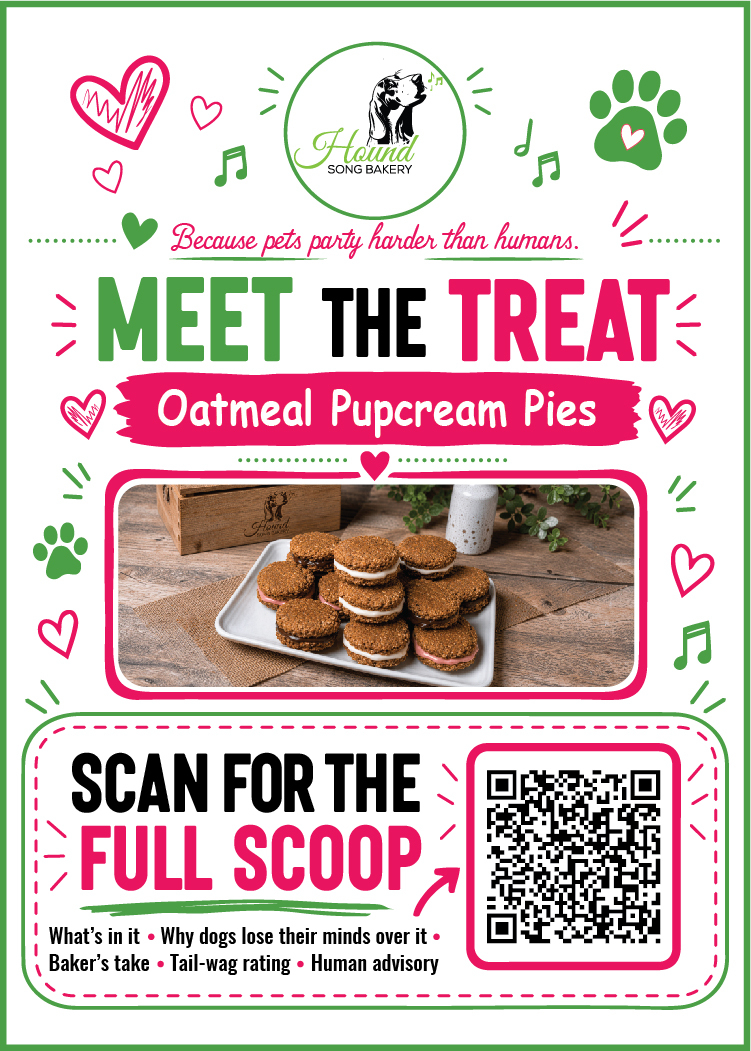 Oatmeal PupCream Pies